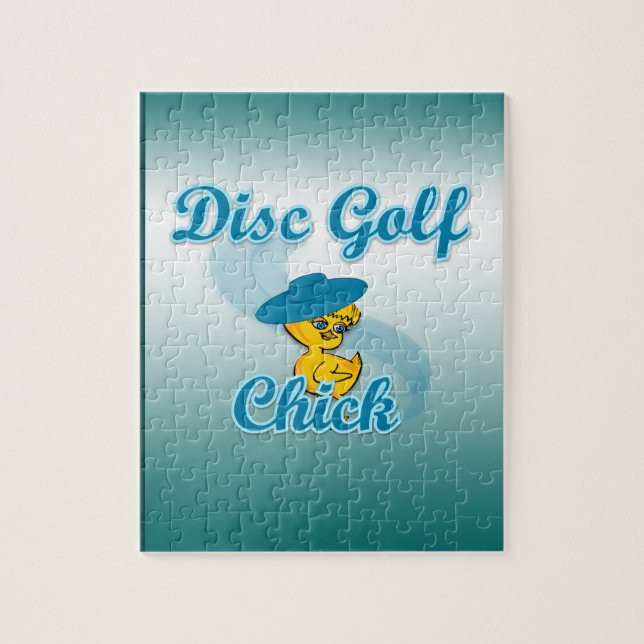 Puzzle Disco Golf Chick #3 (Vertical)