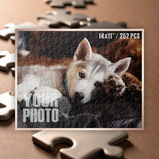Puzzle Diseñar su propia foto Mascota Personalizado de 14 (Custom Photo Puzzle - 11x14" / 252 Pieces)