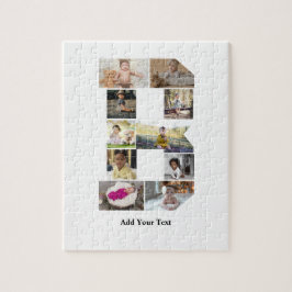 Puzzle Diseñar su propia letra B Collage de fotos