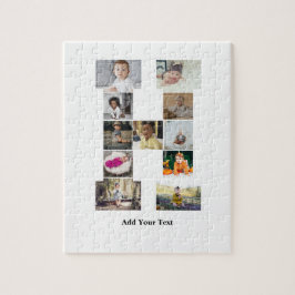 Puzzle Diseñar su propia letra Collage de fotos H