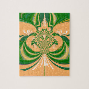 Puzzle Diseño Amarillo Verde.