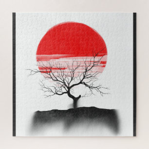 Puzzle Diseño artístico mural japonés