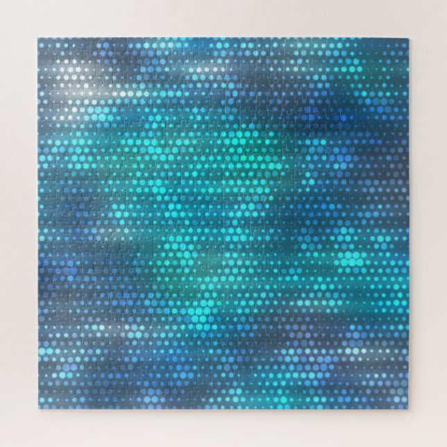 Puzzle Diseño creativo de fondo azul abstracto. (Vertical)