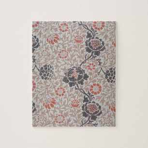 Puzzle Diseño de arte botánico de William Morris Grafton