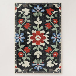 Puzzle Diseño de arte folclórico vintage