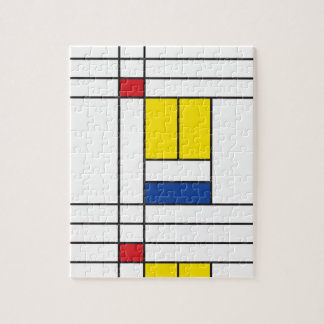 Puzzle Diseño de Arte Moderno Minimalista De Stijl Mondri