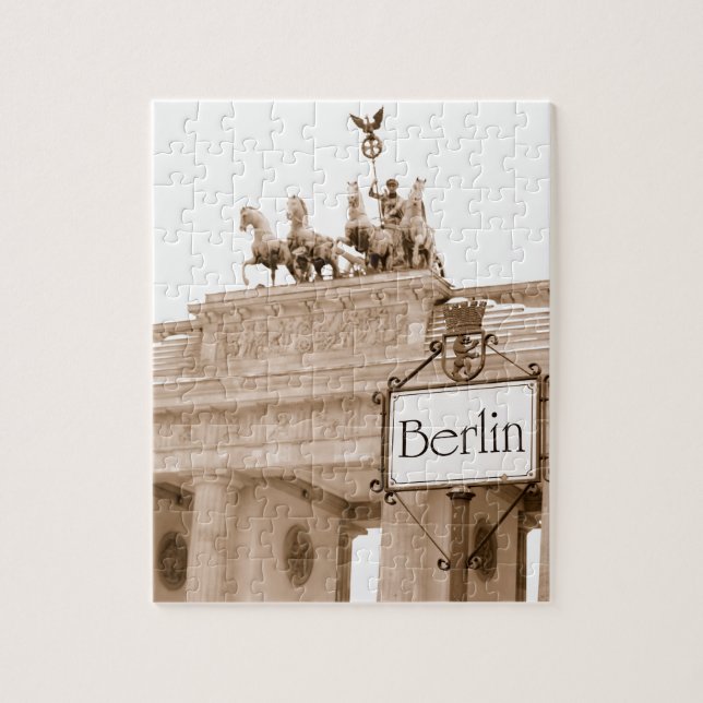 Puzzle Diseño de Berlín del vintage (Vertical)