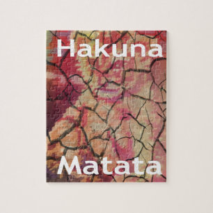 Puzzle Diseño de cachorro de león Hakuna Matata