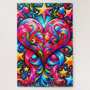 Puzzle Diseño de corazón