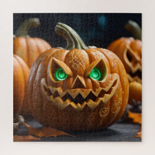 Puzzle diseño de decoración de halloween