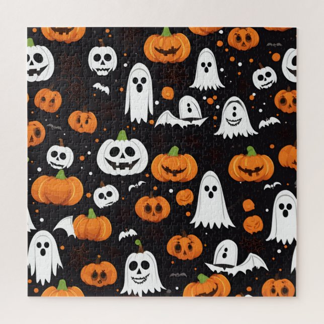 Puzzle diseño de decoración de halloween (Vertical)
