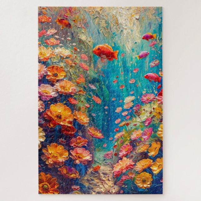 Puzzle Diseño de flores (Vertical)