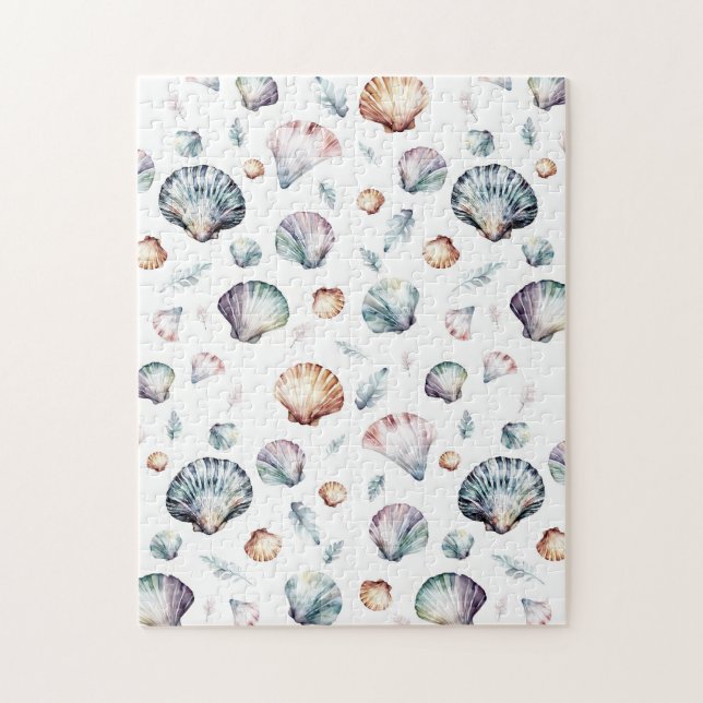 Puzzle Diseño de la concha marina Seashell Ocean Beach 35 (Vertical)
