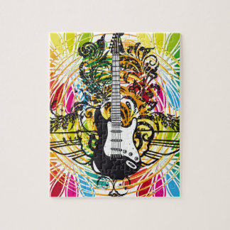 Puzzle Diseño de la guitarra eléctrica