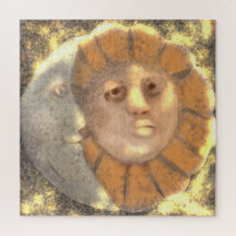 Diseño de obras de arte relic para símbolos Sun y 