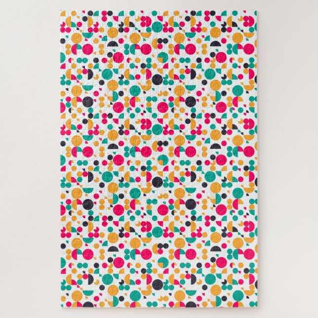 Puzzle Diseño de patrones geométricos coloridos (Vertical)