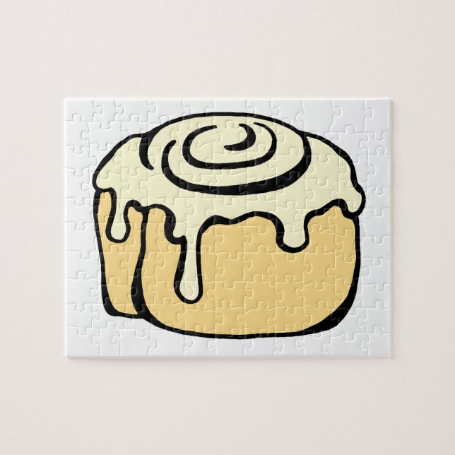 Puzzle Diseño de Personalizado Cinnamon Roll Honey Bun (Horizontal)