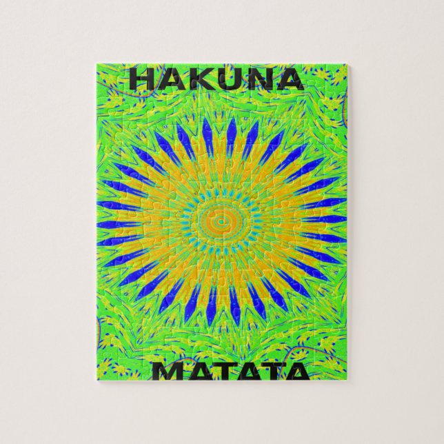 Puzzle Diseño de un motivo africano en la impresión de ar (Vertical)