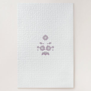 Puzzle Diseño decorativo del Rosa Leche Blanca Clásica