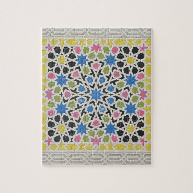 Puzzle Diseño del mosaico de Alhambra, 'del árabe (Vertical)