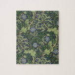 Puzzle Diseño del papel pintado de la alga marina,<br><div class="desc">Imagen: Diseño del papel pintado de la alga marina 136082,  impreso por John Henry Dearle (1860-1932),  1901 (papel pintado). Morris,  Guillermo (1834-96). Colección privada,  la colección de Stapleton.  Arte,  Bello Artes.</div>