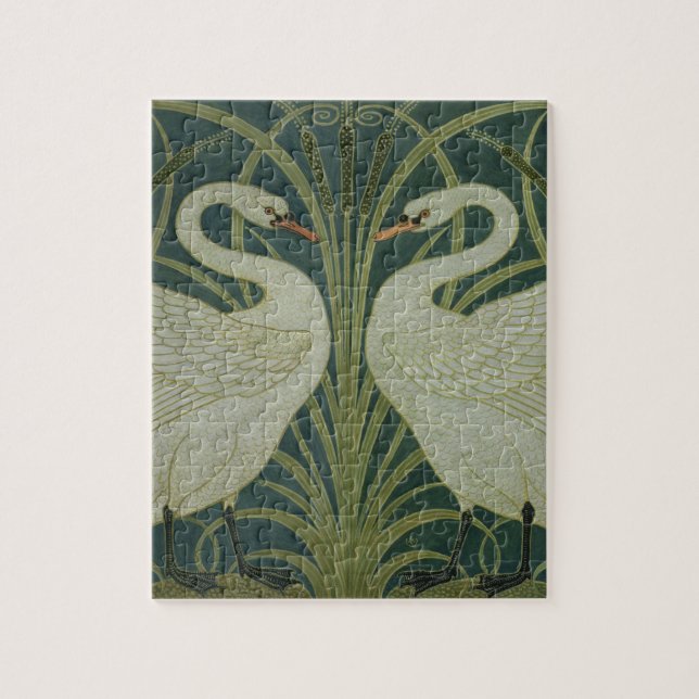 Puzzle Diseño del papel pintado del "cisne, de la (Vertical)