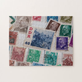 Puzzle Diseño divertido con sellos de rehenes de Alemania