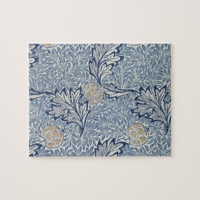 Puzzle Diseño floral de flores William Morris Apple (Horizontal)