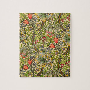 Puzzle Diseño floral William Morris Golden Lily