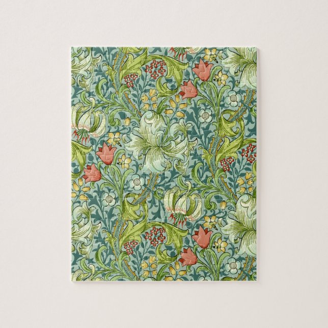 Puzzle Diseño floral William Morris Golden Lily (Vertical)