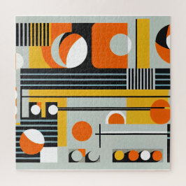 Puzzle Diseño Geométrico Bauhaus 01 Perfecto Para