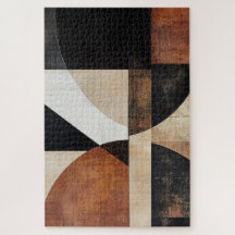 Diseño geométrico en tonos cálidos para un estilo 