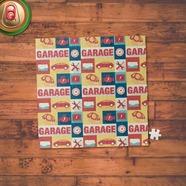 Puzzle Diseño Icónico Profesional De Reparador De Coches (Subido por el creador)