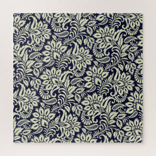 Puzzle Diseño indio de cosecha de flores