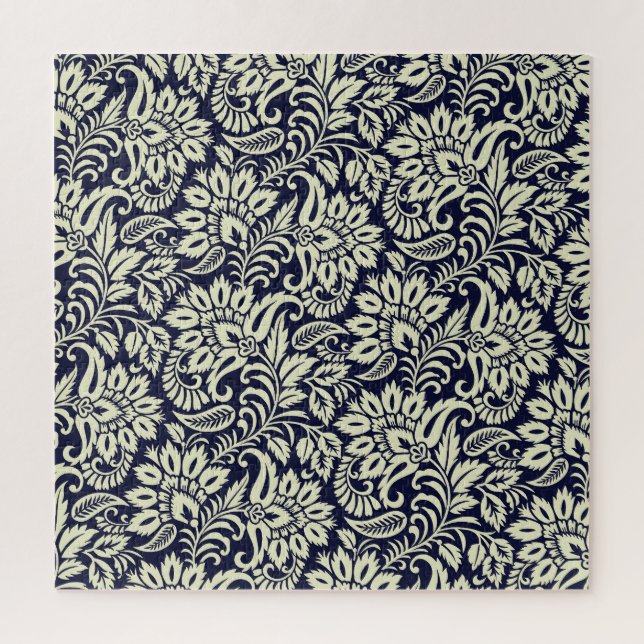 Puzzle Diseño indio de cosecha de flores (Vertical)