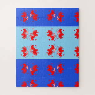 Puzzle Diseño Romántico de Amor y Corazón