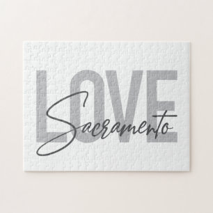Puzzle Diseño sencillo, fresco y moderno de Love Sacramen