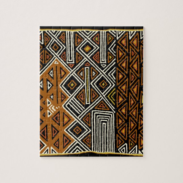 Puzzle Diseño tribal africano de Kuba (Vertical)