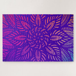 Puzzle Diseño Vibrante de Mandala
