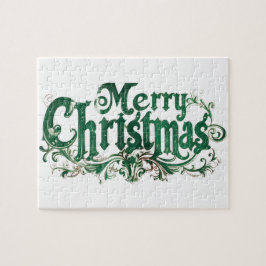 Puzzle Diseño Vintage de navidad merry2