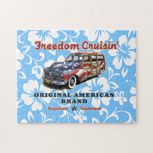 Puzzle Diseño Woody de Hawái de Freedom Crusin (Horizontal)