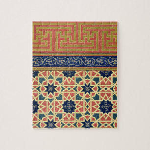 Puzzle Diseños decorativos árabes (litho del color)