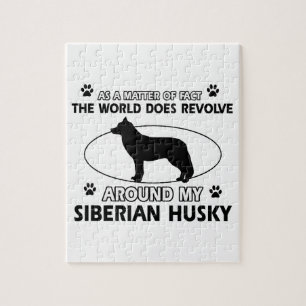 Puzzle diseños del husky siberiano