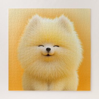 Puzzle Diseños Divertidos de Perro Lindo Amigo Peludo Rom