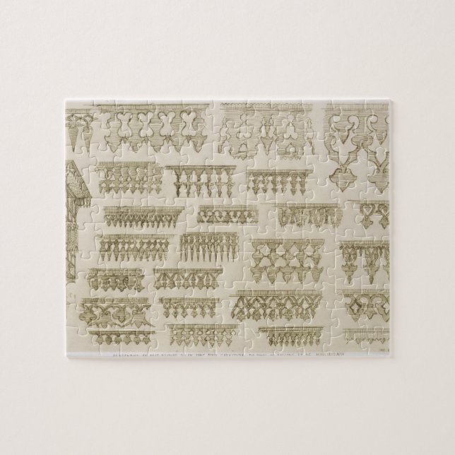 Puzzle Diseños islámicos para la cornisa, el balcón y (Horizontal)