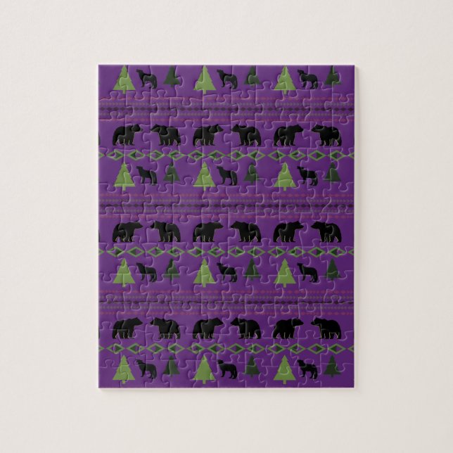 Puzzle Diseños nativos americanos (Vertical)
