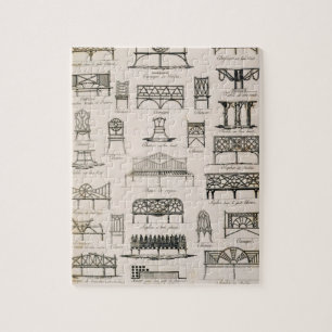 Puzzle Diseños para los asientos de jardín, 'de un