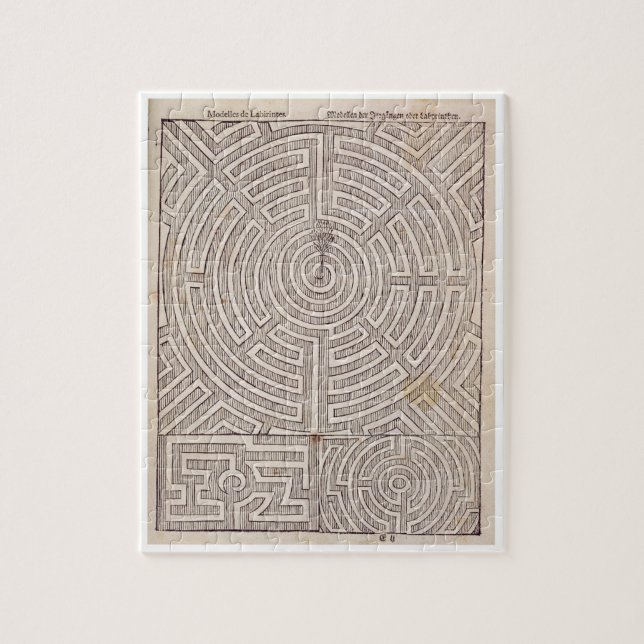 Puzzle Diseños para los laberintos, "del jardinero (Vertical)