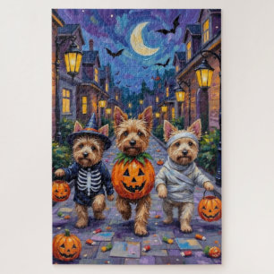 Puzzle Disfraces de Halloween para pedir dulces de Cairn 