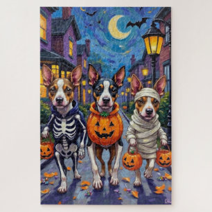 Puzzle Disfraces de Halloween para perros Terrier de la B